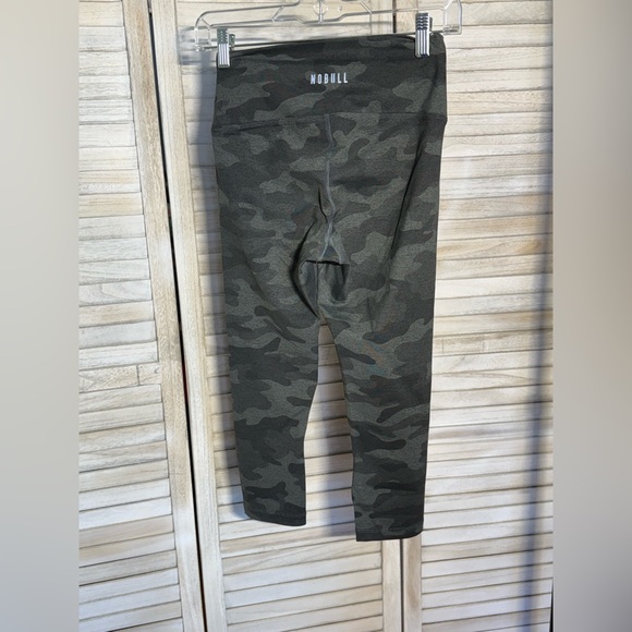NOBULL Kids Camo Leggings - Green - Picture 2 of 3